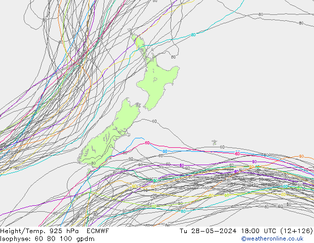 Height/Temp. 925 гПа ECMWF вт 28.05.2024 18 UTC