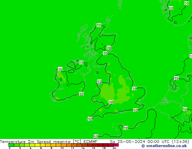     Spread ECMWF  25.05.2024 00 UTC