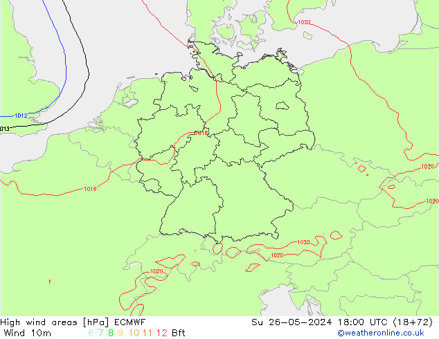 Sturmfelder ECMWF So 26.05.2024 18 UTC