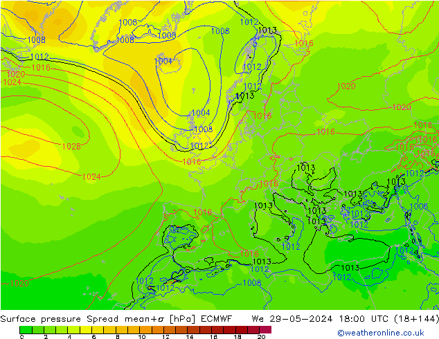     Spread ECMWF  29.05.2024 18 UTC