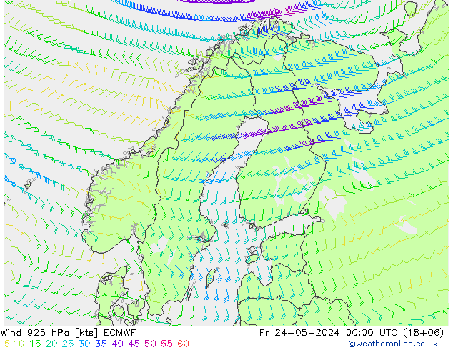  925 hPa ECMWF  24.05.2024 00 UTC