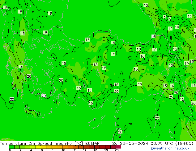     Spread ECMWF  26.05.2024 06 UTC