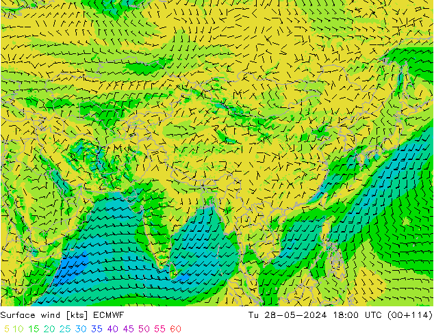  10 m ECMWF  28.05.2024 18 UTC