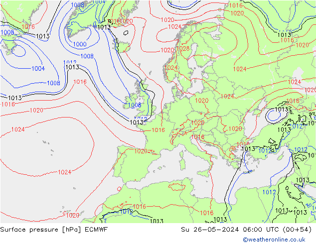      ECMWF  26.05.2024 06 UTC