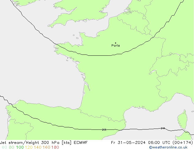 Polarjet ECMWF Fr 31.05.2024 06 UTC