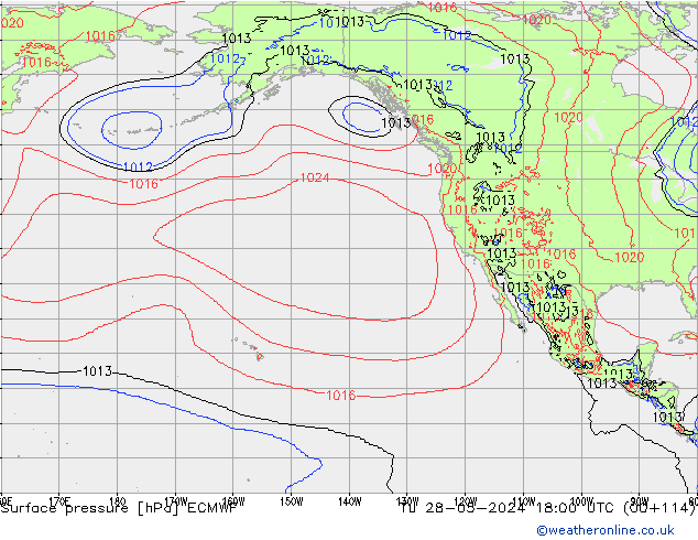 Surface pressure ECMWF Tu 28.05.2024 18 UTC