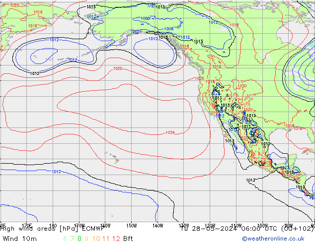 High wind areas ECMWF Ter 28.05.2024 06 UTC