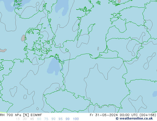 RV 700 hPa ECMWF vr 31.05.2024 00 UTC