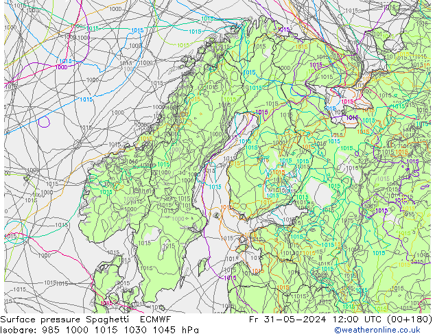     Spaghetti ECMWF  31.05.2024 12 UTC