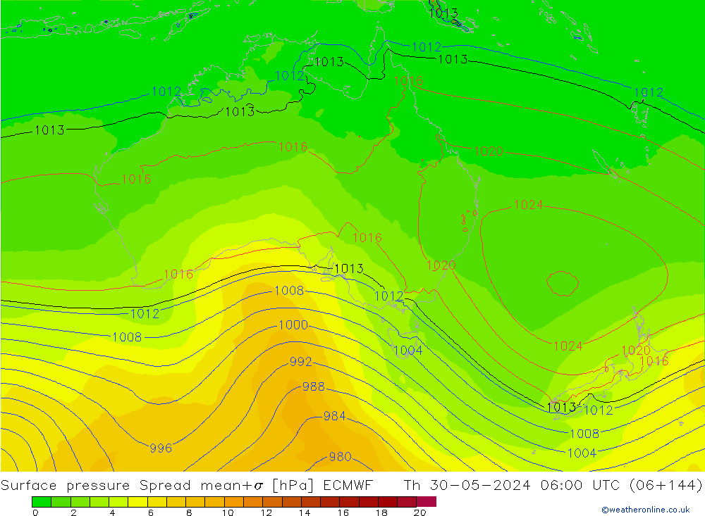     Spread ECMWF  30.05.2024 06 UTC