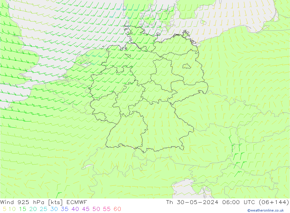  925 hPa ECMWF  30.05.2024 06 UTC