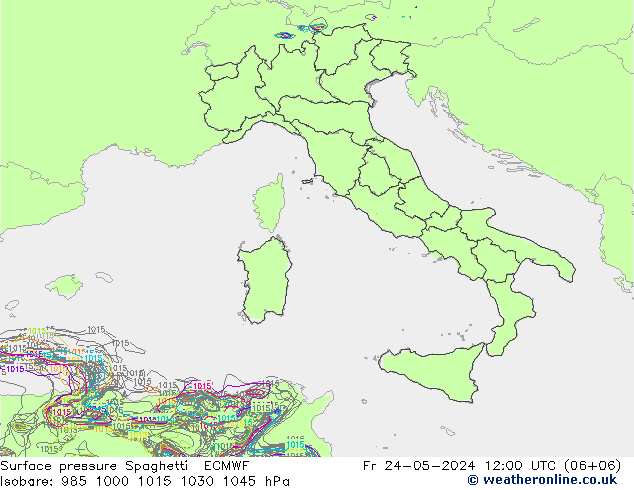     Spaghetti ECMWF  24.05.2024 12 UTC