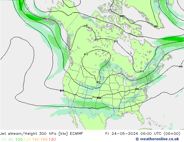 Courant-jet ECMWF ven 24.05.2024 06 UTC