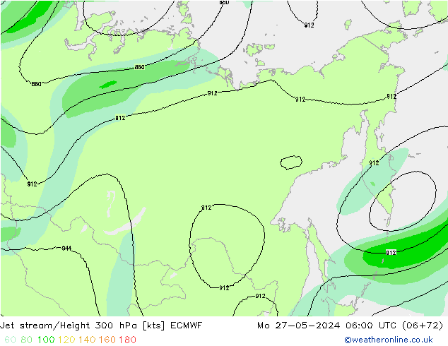 Straalstroom ECMWF ma 27.05.2024 06 UTC