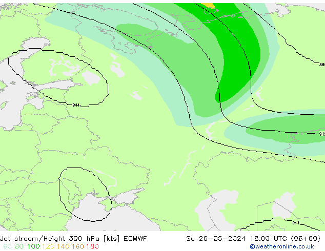 Courant-jet ECMWF dim 26.05.2024 18 UTC