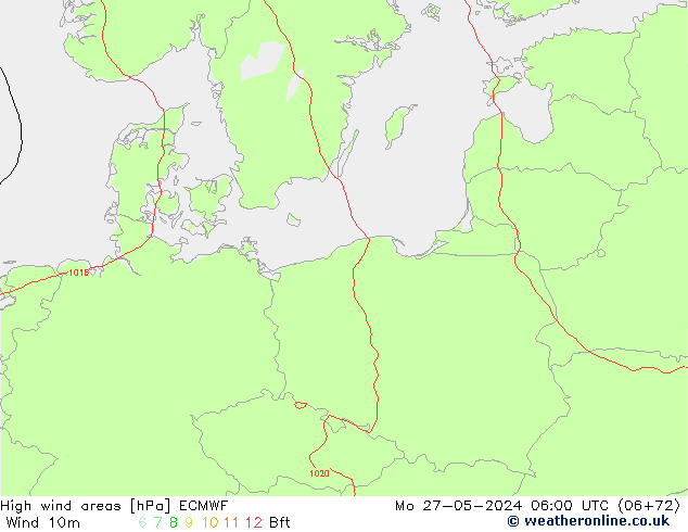 Windvelden ECMWF ma 27.05.2024 06 UTC