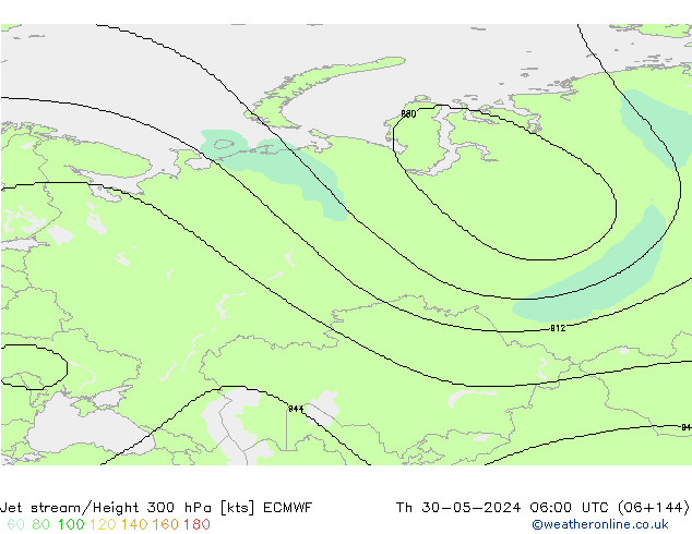 джет ECMWF чт 30.05.2024 06 UTC