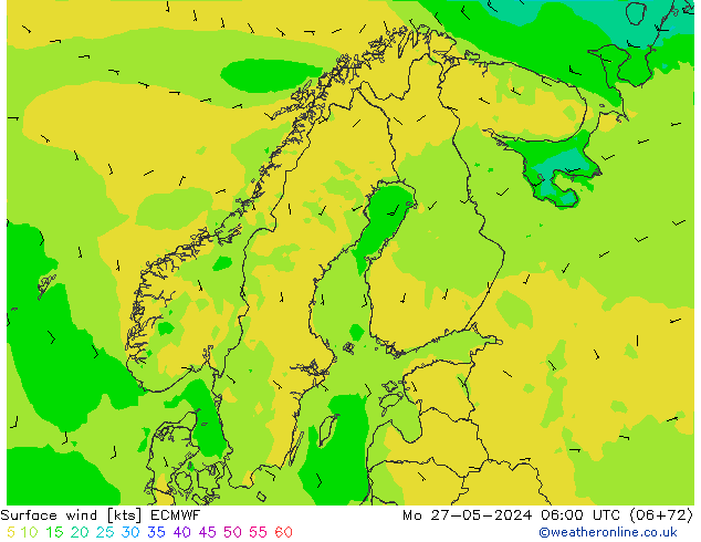  10 m ECMWF  27.05.2024 06 UTC