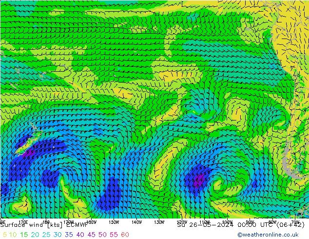  10 m ECMWF  26.05.2024 00 UTC