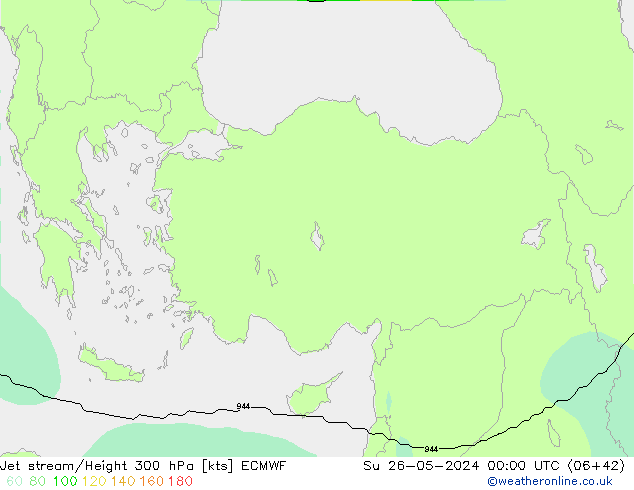 джет ECMWF Вс 26.05.2024 00 UTC