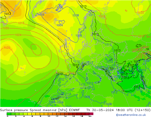     Spread ECMWF  30.05.2024 18 UTC