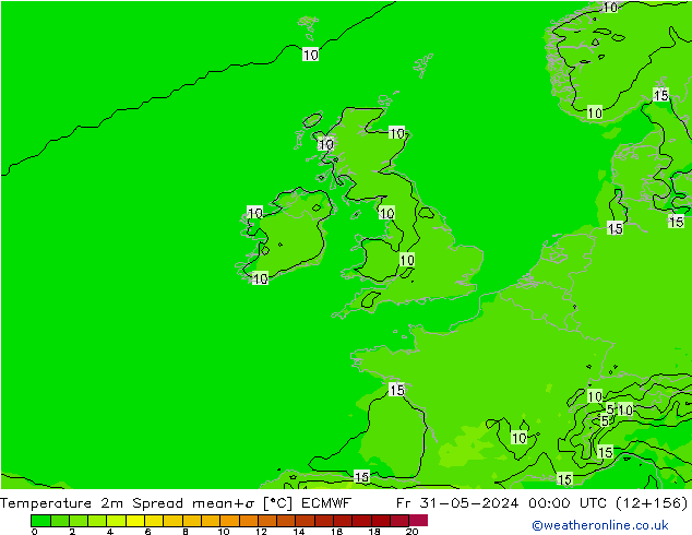     Spread ECMWF  31.05.2024 00 UTC