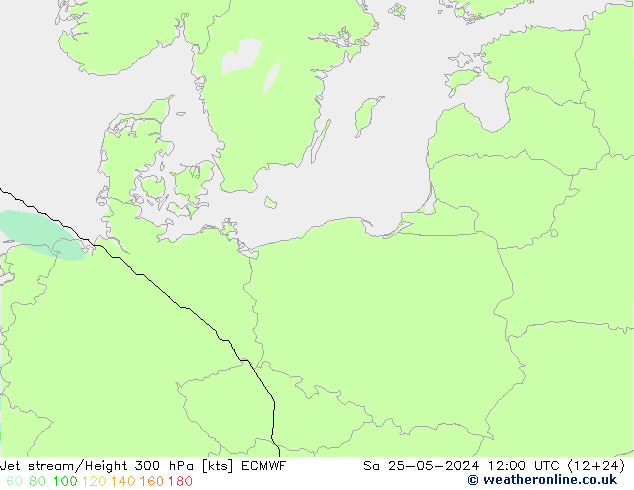 джет ECMWF сб 25.05.2024 12 UTC