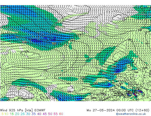  925 hPa ECMWF  27.05.2024 00 UTC