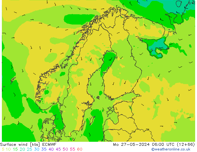  10 m ECMWF  27.05.2024 06 UTC