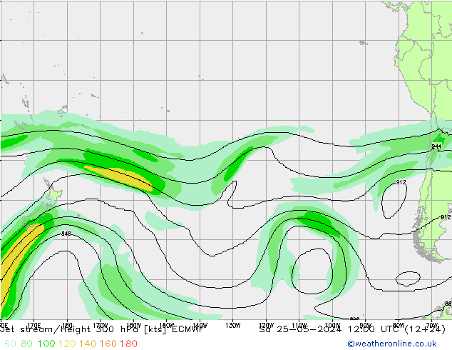 джет ECMWF сб 25.05.2024 12 UTC