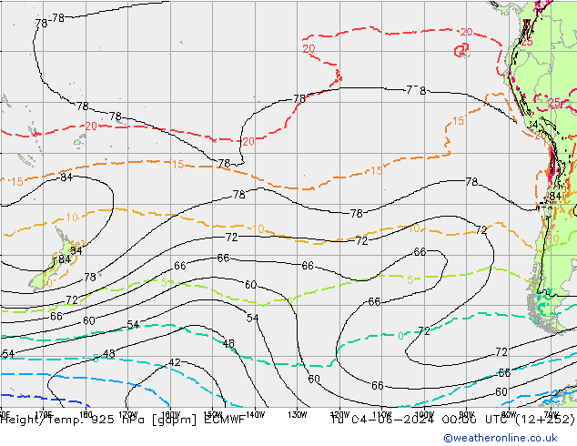 Height/Temp. 925 hPa ECMWF  04.06.2024 00 UTC