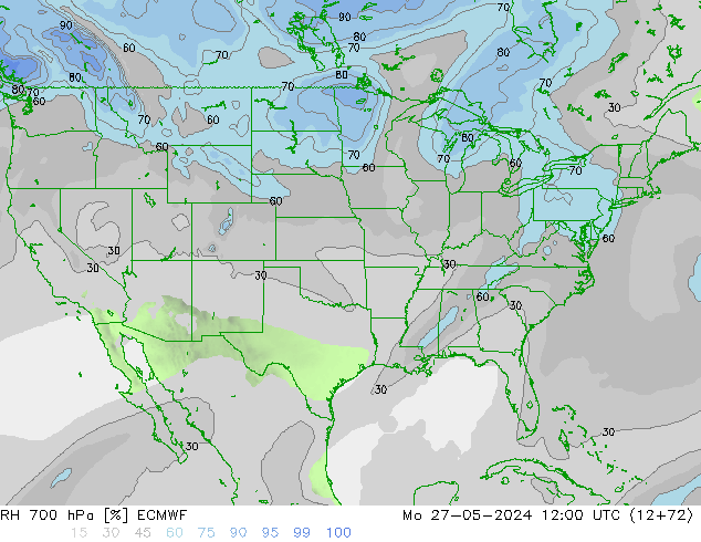 RV 700 hPa ECMWF ma 27.05.2024 12 UTC