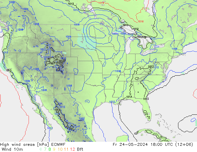 Sturmfelder ECMWF Fr 24.05.2024 18 UTC