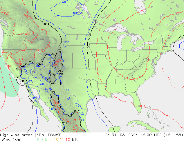 Sturmfelder ECMWF Fr 31.05.2024 12 UTC