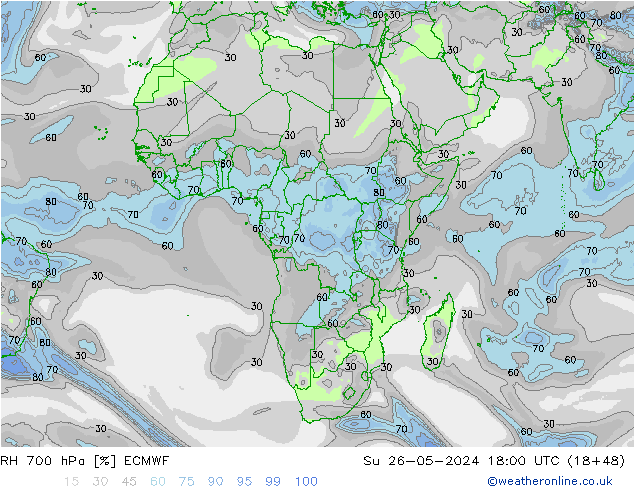 RV 700 hPa ECMWF zo 26.05.2024 18 UTC