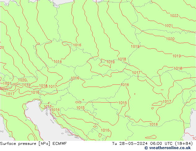 Surface pressure ECMWF Tu 28.05.2024 06 UTC