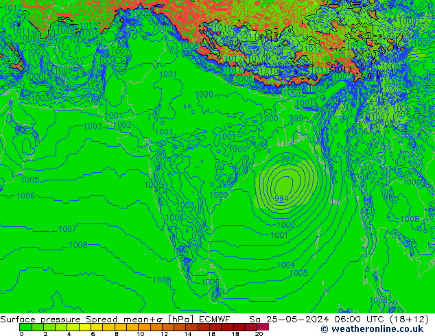     Spread ECMWF  25.05.2024 06 UTC