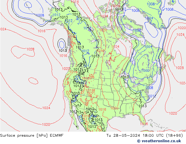 Luchtdruk (Grond) ECMWF di 28.05.2024 18 UTC