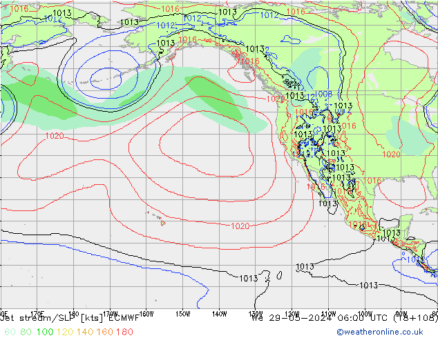 Courant-jet ECMWF mer 29.05.2024 06 UTC