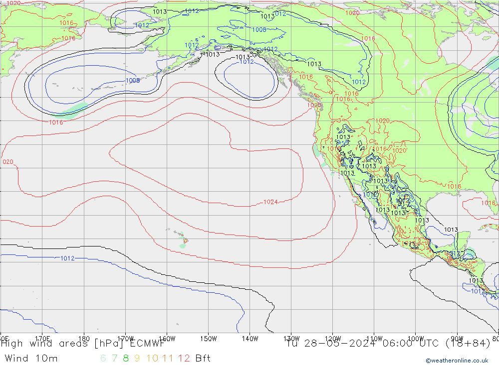 High wind areas ECMWF mar 28.05.2024 06 UTC