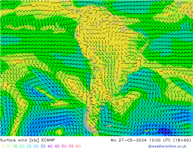  10 m ECMWF  27.05.2024 12 UTC