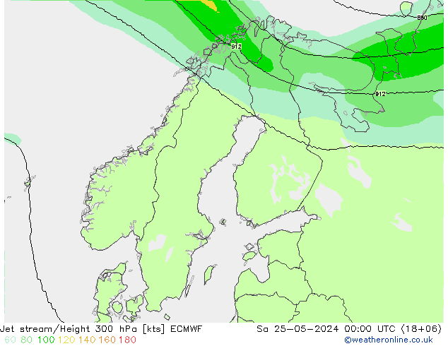 Jet Akımları ECMWF Cts 25.05.2024 00 UTC