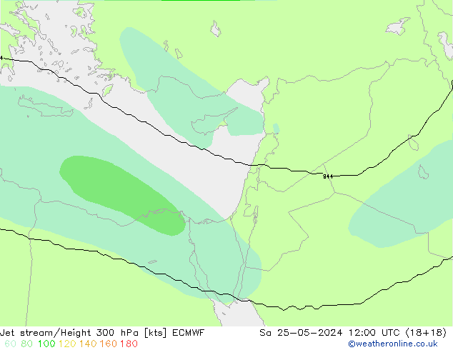 Jet Akımları ECMWF Cts 25.05.2024 12 UTC