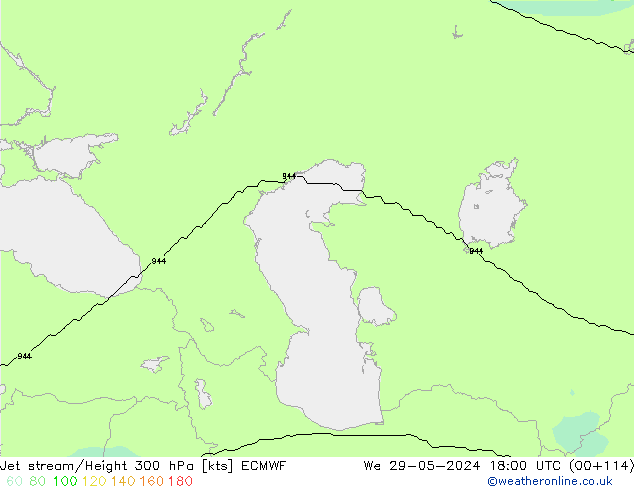 джет ECMWF ср 29.05.2024 18 UTC