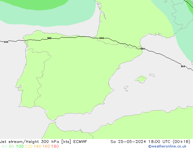 Jet Akımları ECMWF Cts 25.05.2024 18 UTC