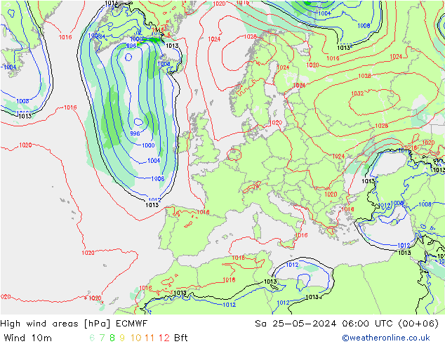 Sturmfelder ECMWF Sa 25.05.2024 06 UTC