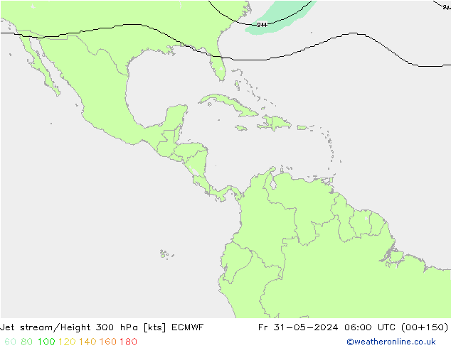 Courant-jet ECMWF ven 31.05.2024 06 UTC