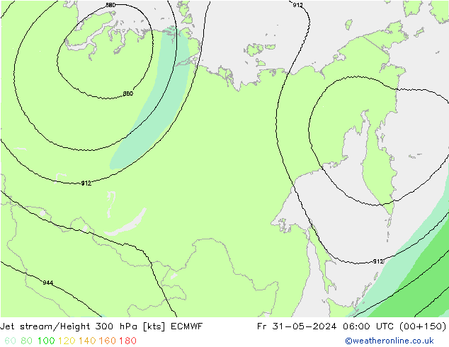 джет ECMWF пт 31.05.2024 06 UTC