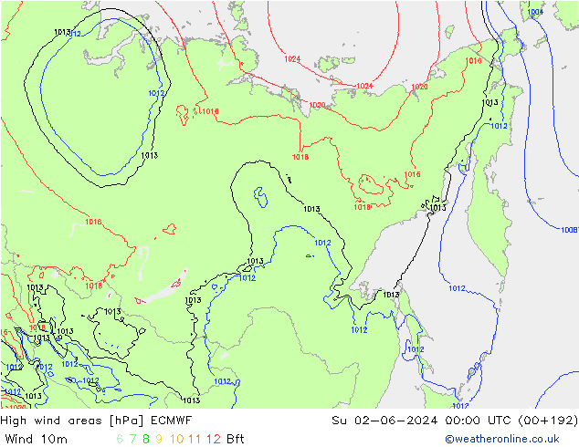 Sturmfelder ECMWF So 02.06.2024 00 UTC