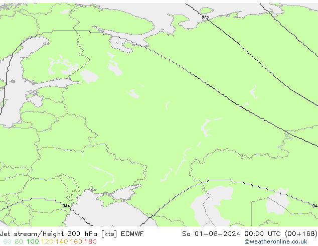 Polarjet ECMWF Sa 01.06.2024 00 UTC